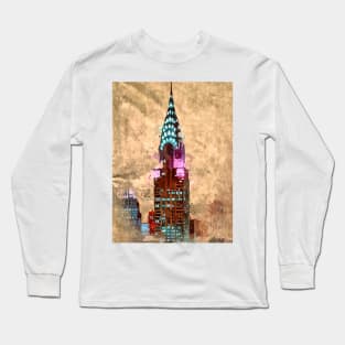 Chrysler Art Deco Building Long Sleeve T-Shirt